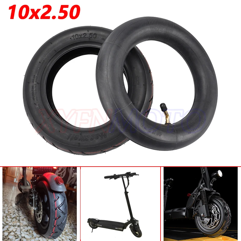 10x2.50 Inner Outer Tyre 10 Inch 10*2.50 Pneumatic Wheel Tire for Electric Scooter, Balance Car Accessories