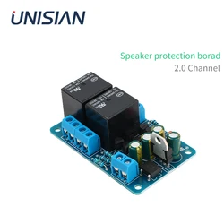 UNISIAN Audio Speaker Protection Board  DC Delay Protection For 2.0 Channel Power  Amplifier Board AC12V