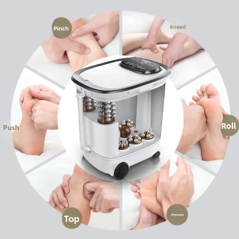 

Over The Knee Over The Calf Foot Bath Bucket Automatic Heating Massage Basin Electric Constant Temperature Footbath Machine