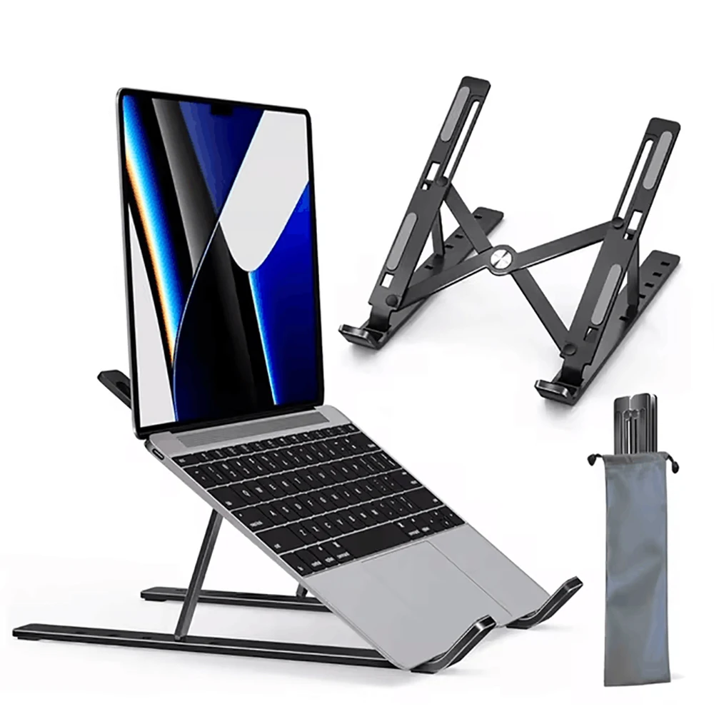 Adjustable Laptop Holder Computer Monitor Holder Portable Foldable Notebook Stand For Macbook Air iPad Tablets Base Accessories
