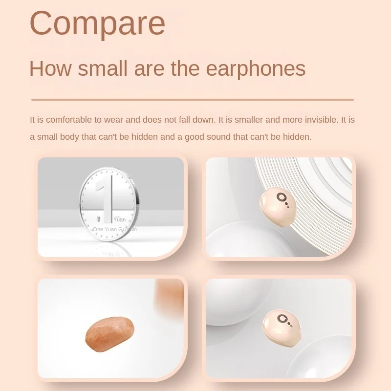 Xiaomi Wireless Bluetooth Headset Popular Private Model Mini Small Running Sports Headset Ultra Long Life In Ear Sleep Earplugs