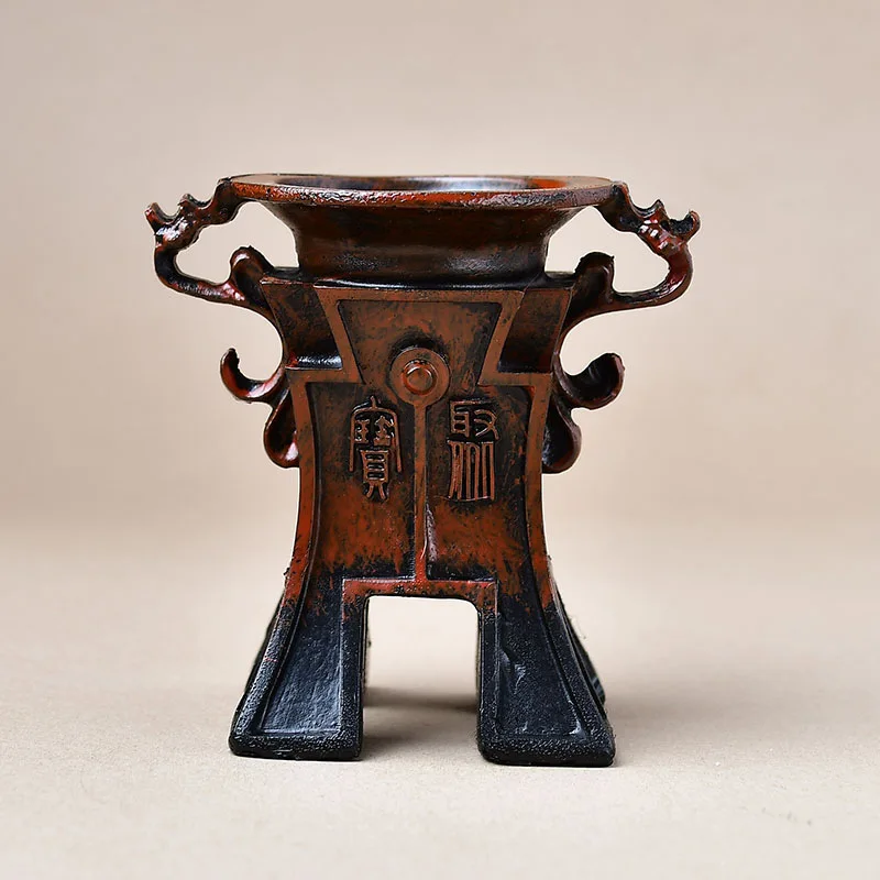 

Четырехногий квадратный штатив, украшение из смолы, хрустальный шар, основание, необработанная минеральная кластерная подставка, уникальная каменная подставка для украшения дома