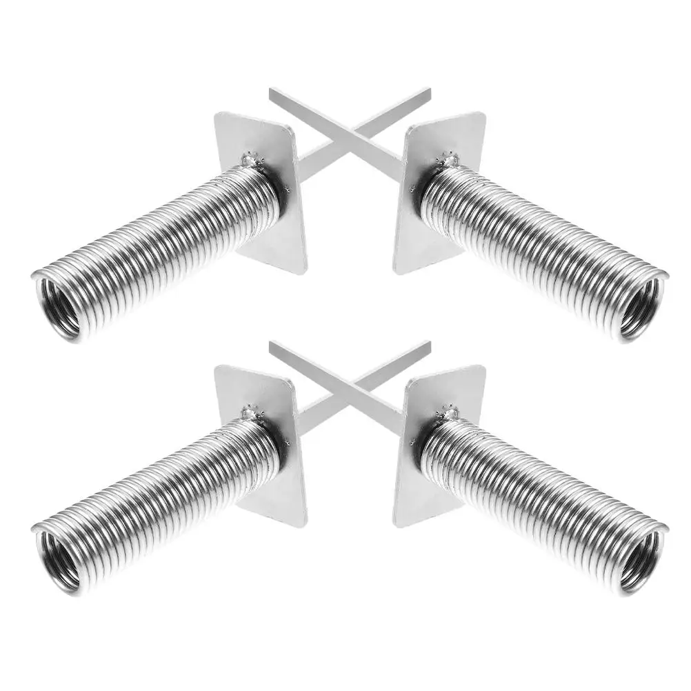 

4 Pcs Football Training Equipment Spring Loaded Flag Spike Stake Ground Nail Portable Detachable Design Outdoor Base Corner