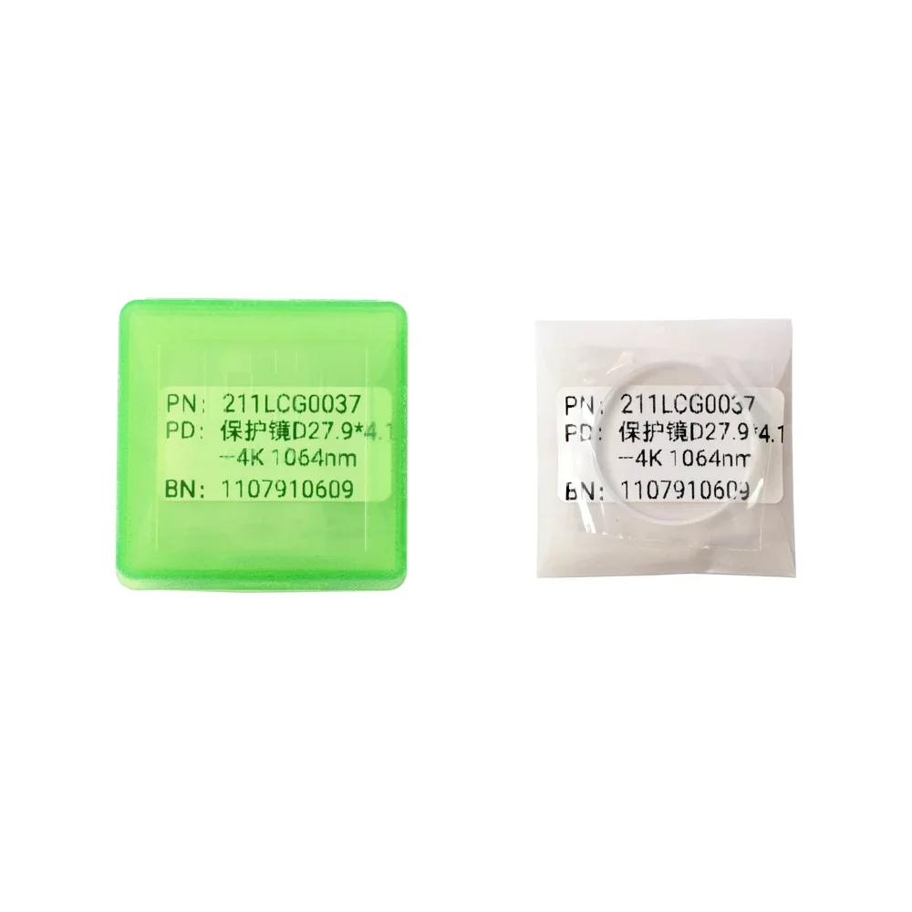 10 Stks/partij Raytools Laser Beschermende Ramen 27.9X4.1Mm Originele 211lcg0037 Voor Bm109 Bt 240S Bm111 Bm114 Fiber Cuttting Heads