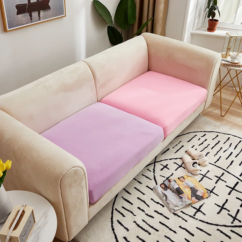 Bild 6: Seiden-Sommer-Sofa-Kissenbezug, Sitzlehne, Polsterbezug, 25, Zuhause, Wohnzimmer, Couchbezug, weicher Schutz