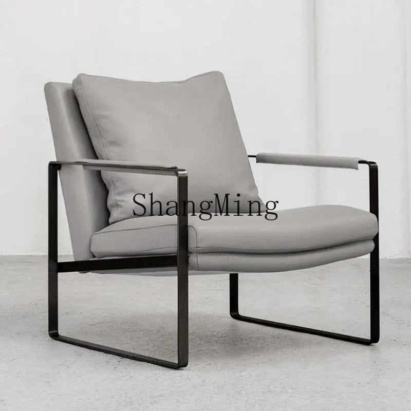 

DHY single sofa leather minimalist modern minimalist high-end office chair