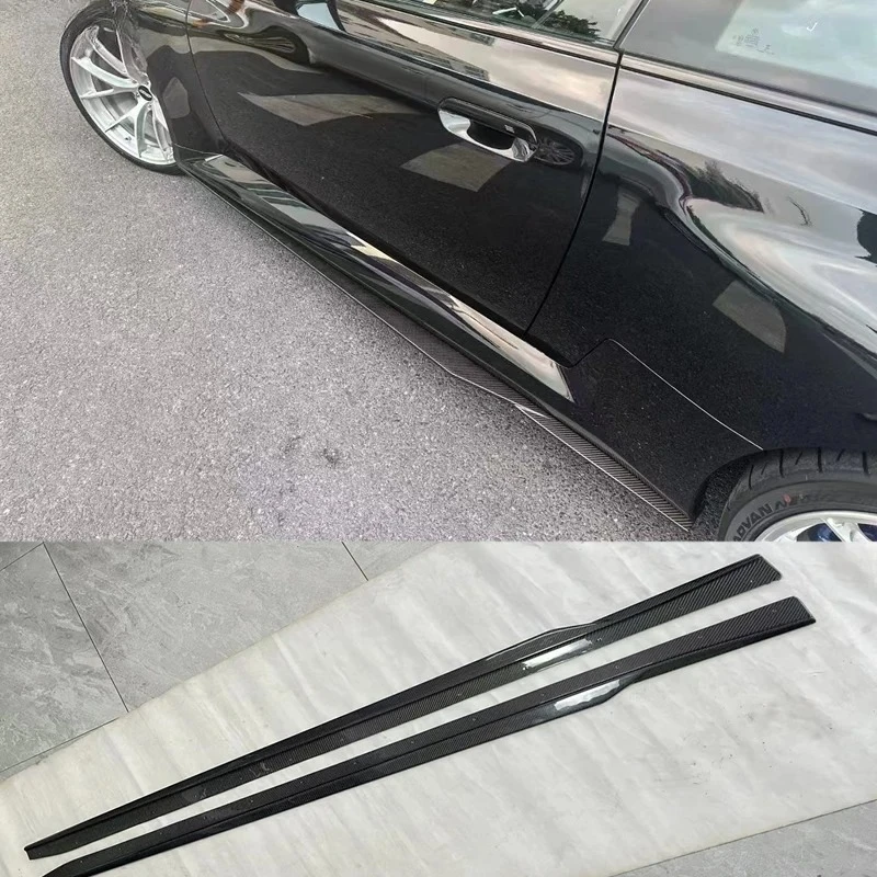 

For Bmw G87 M2 High Quality Dry Carbon Fiber Side Skirts Spoiler Car Body Kit