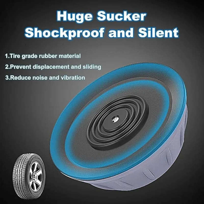 4-pack of Anti-shock Pads, Universal Washer and Dryer Foot Pads, Non-slip Pads, Refrigerator Moisture-proof Roller Foot Covers