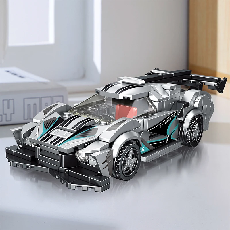 City SportsCar Model MOC Building Bricks Speed Champion Pineapple IE Modular Technology Gift Holiday Assemble Children Toys Suit