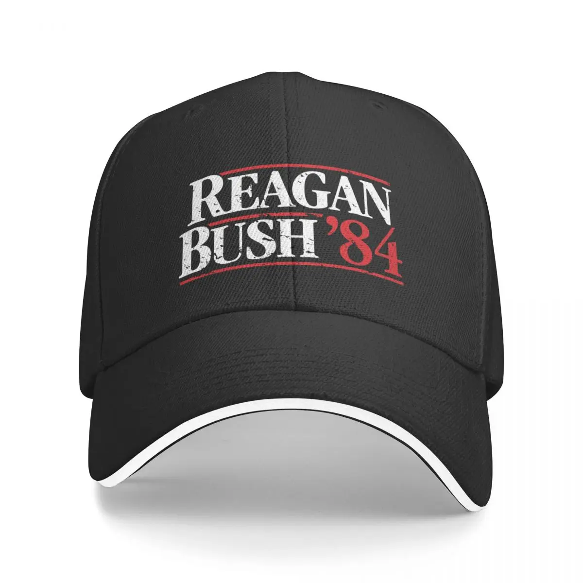 Distressed Reagan Bush `84 Baseball Cap beach hat Streetwear Men's Baseball Women's