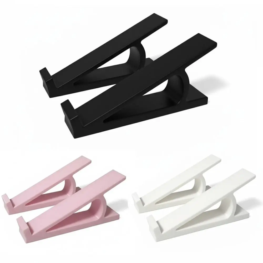 1 Pair New Portable Keyboard Elevated Stand Accessories Raised Keyboard Angle Computer Keyboard Riser Plastic Monitor Holder