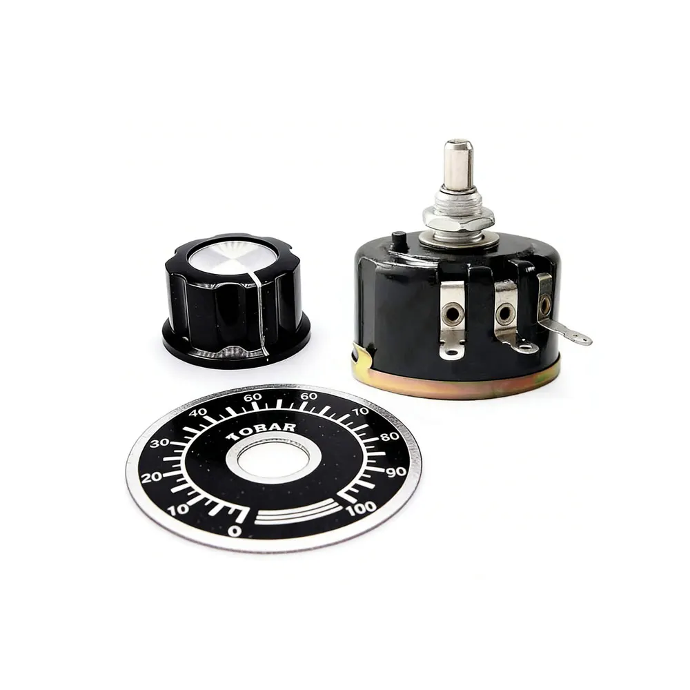 WX112 WX050 5W Single Circle Wire Wound Potentiometer (050)22R 100R 220R 1K 2K2 4K7 10K 22K 33K 47K 100 220 2.2K 4.7KΩ Ohm