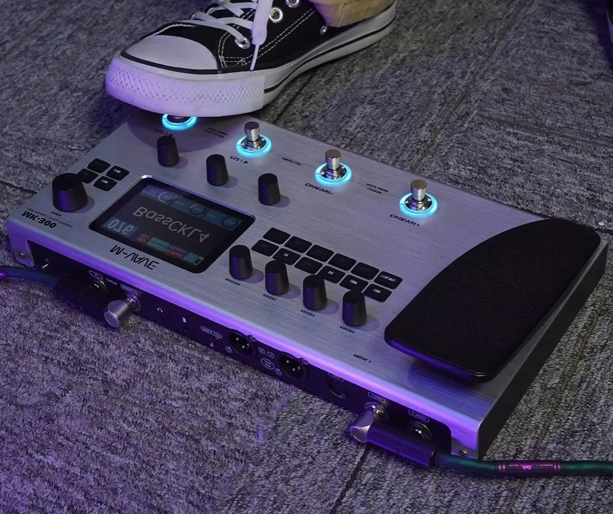 M-VAVE MK-300 Guitar/Bass Effector Multifunctional 120 AMP Models 11 Effect Modules 300s Looper - Guitar Parts & Accessories