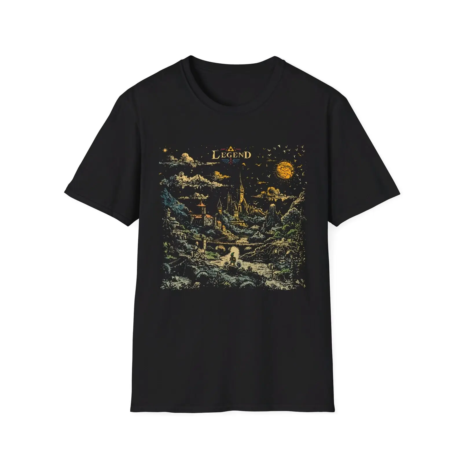 Legend of Z Retro Art T-Shirt 4 - Nostalgic Design, Video Game Merch Unisex