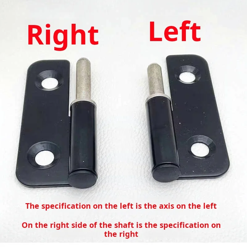 1 peça as dobradiças de carga da porta da caixa elétrica podem ser destacadas as dobradiças de ferro industriais são eletroforés pretas