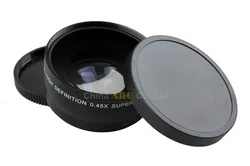 DSLR Camera Lens 0.45x Soft Fisheye Side Angle Macro Lens Filter for 60d 70d 600d 650d 700d 1200d 18-55mm 58mm Diameter Filter