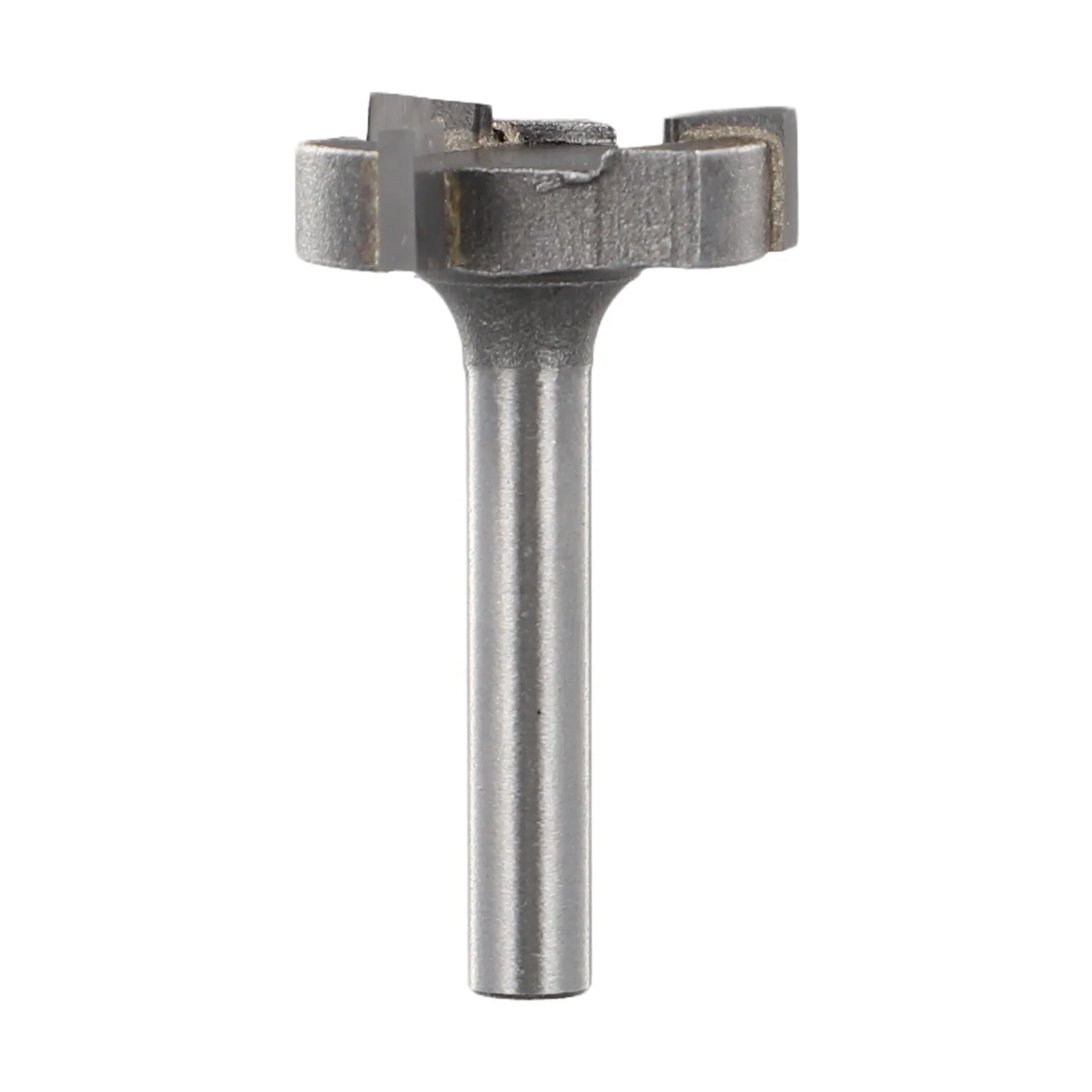 6mm Shank Carbide Tipped Spoilboard Surfacing Router Bit 25.4mm Diameter 3 Wing Milling For CNC Woodworking MDF Plywood