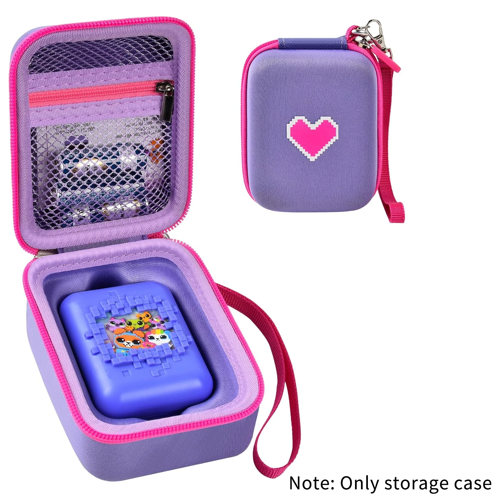 (SOLO ESTUCHE) Funda para Bitzee Juguete Interactivo Digital Pet y Estuche, Juguetes Soporte de Transporte Duro para Mascotas Electrónicas Virtual React to