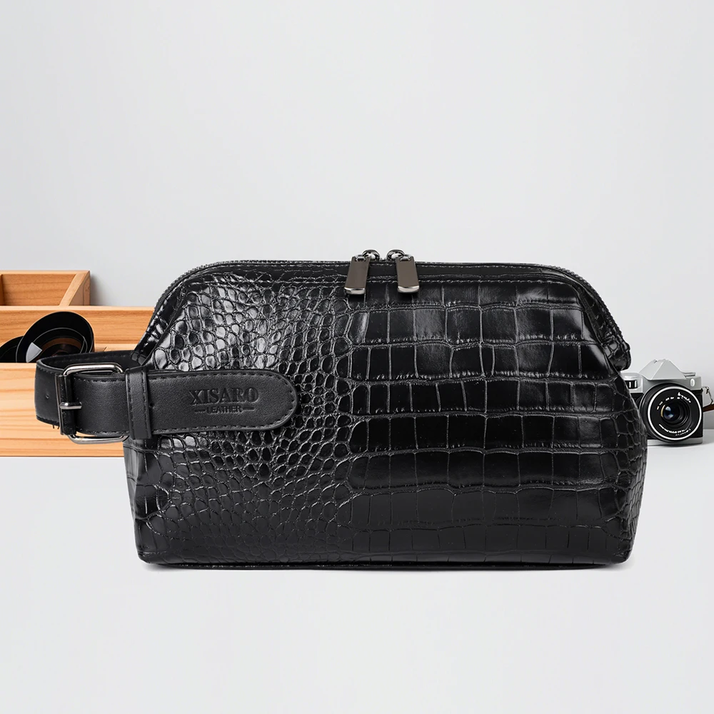 

Fashion Men's PU Solid Color Large Capacity Card Bag Wallet Handbag sacoches hommes sainth barth borsa borsa saint barth 정품급