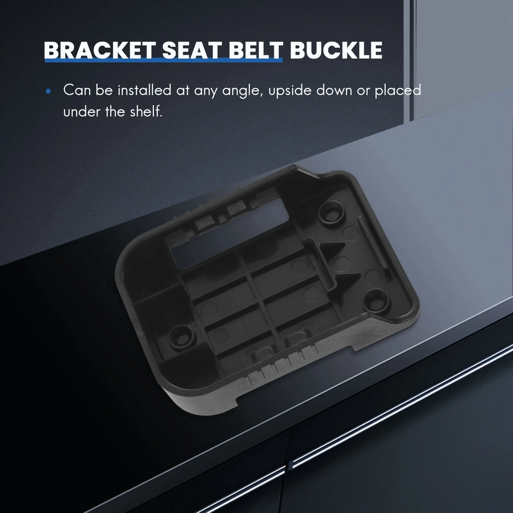 5Pcs Battery Storage Rack Battery Holder Case for Makita 18V Fixing Devices(Black)