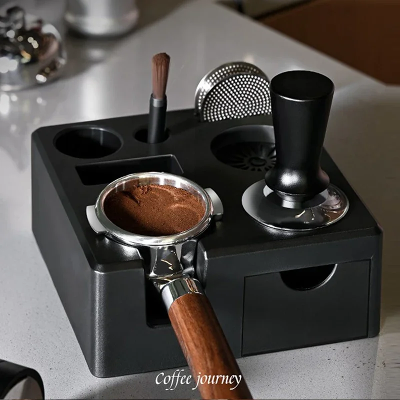 Coffee Tamping Station 51/53/54/58mm Universal Multi Functional Storage Station Espresso Coffee Distributor Stand Barista Tools