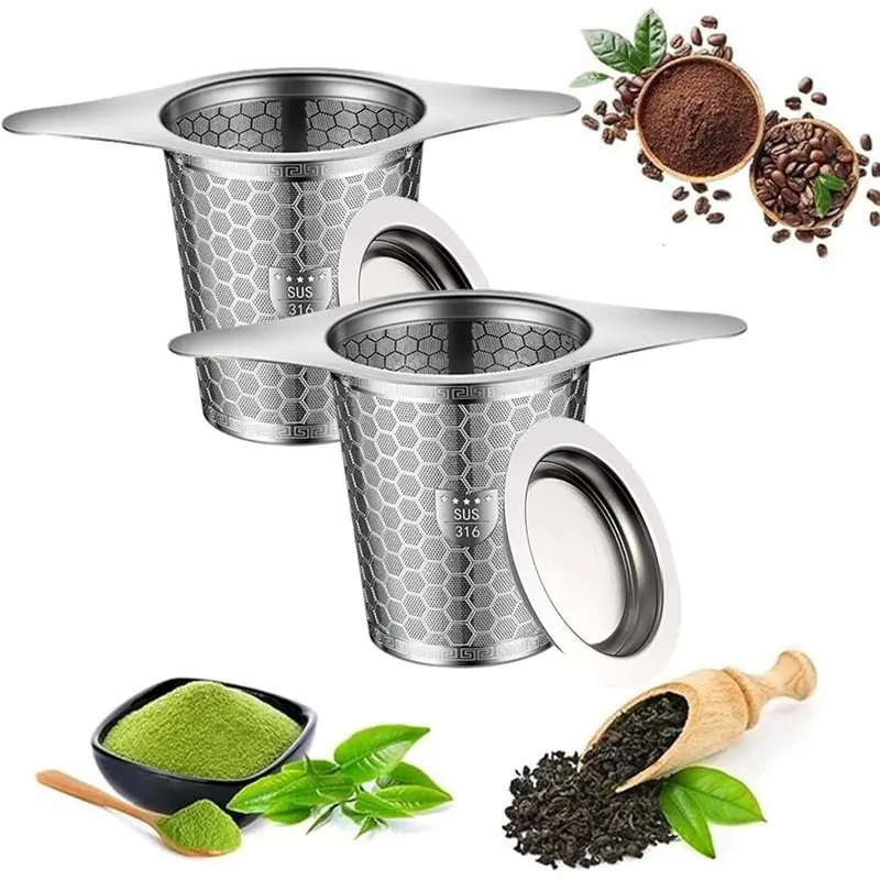 ABBP-2 Pack Stainless Steel Tea Infuser Tea Infuser For Loose Leaf Tea Tea Steeper For Loose Tea