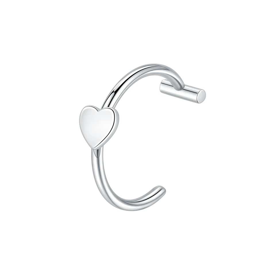 1PC Edelstahl Gefälschte Nasenring Hoop Septum Ringe Nicht Durchbohrt C Clip Lippenring Ohrring Gefälschte Nasenpiercings Frauen Körperschmuck