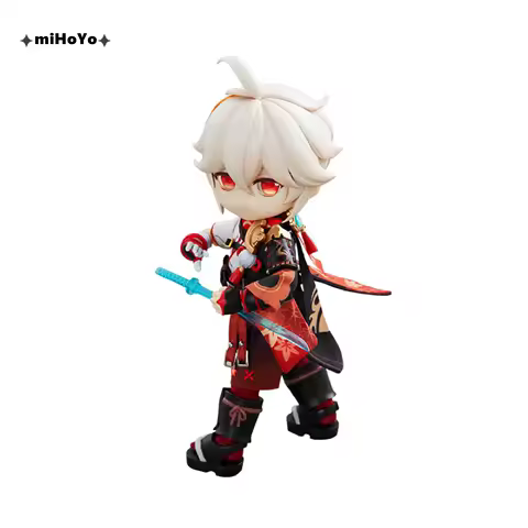 [Genuine] miHoYo Game Genshin Impact Kaedehara Kazuha Dress Up Dolls Anime Cosplay Cartoon Statue Movable Model Kids Xmas Gifts
