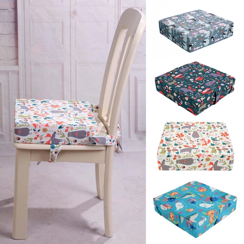 

Portable High Chair Pad Booster Travel Dining Room Adjustable Detachable Washable Thicken Sponge Seat Cushion for Toddler Kids B