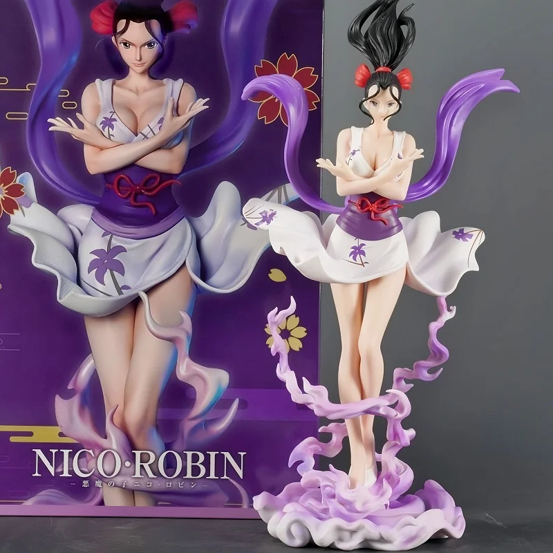

One Piece Anime King Handmade Skypainting Robin Large Scale Beauty Decoration Action Figure Collect Models Toys