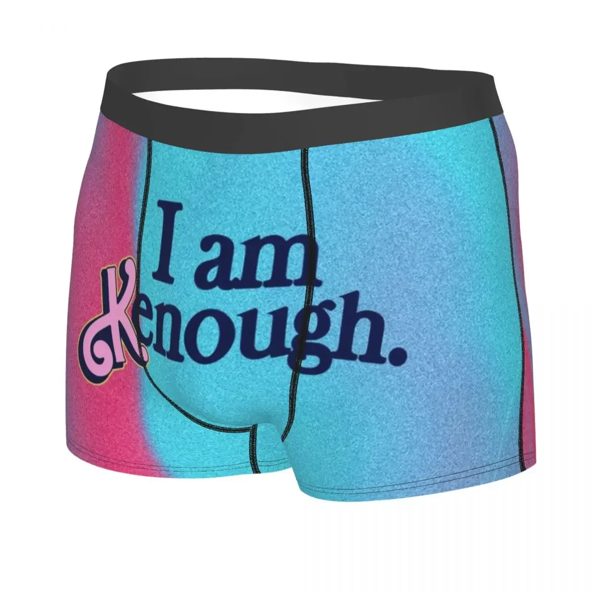 Male Cool I Am Kenough Ryan Gosling Underwear Boxer Briefs Men Stretch Shorts Panties Underpants