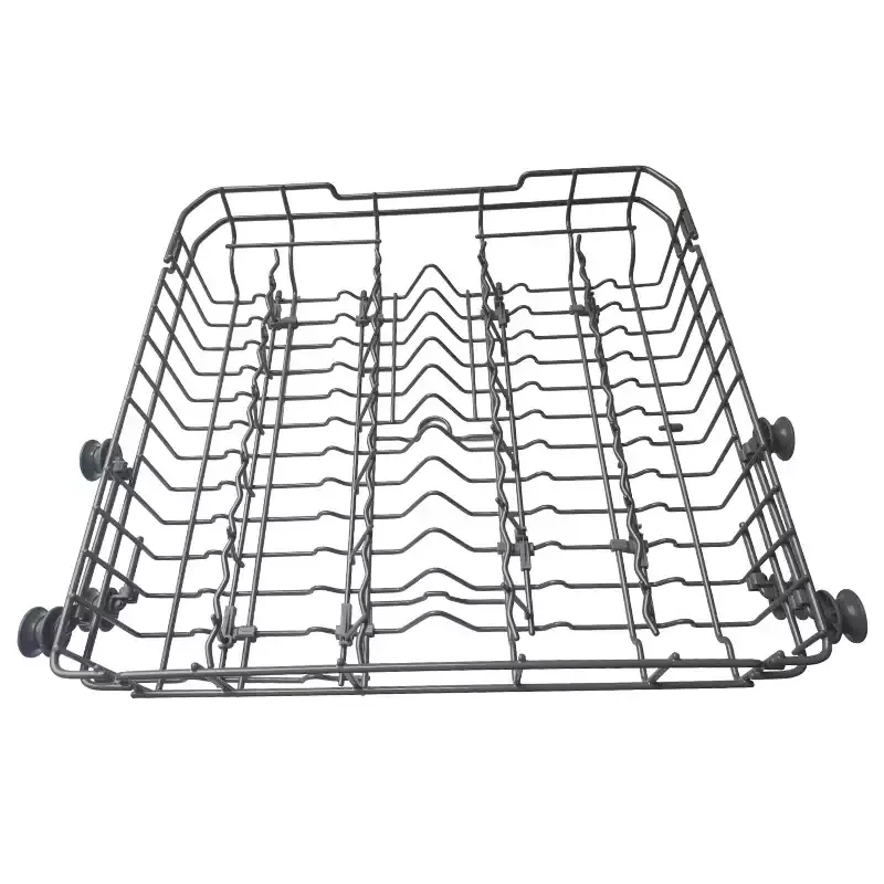 Sturdy Dishwasher Basket Complete Assembly Wear Resistant Dish Rack For Multiple Common Dishwasher Models