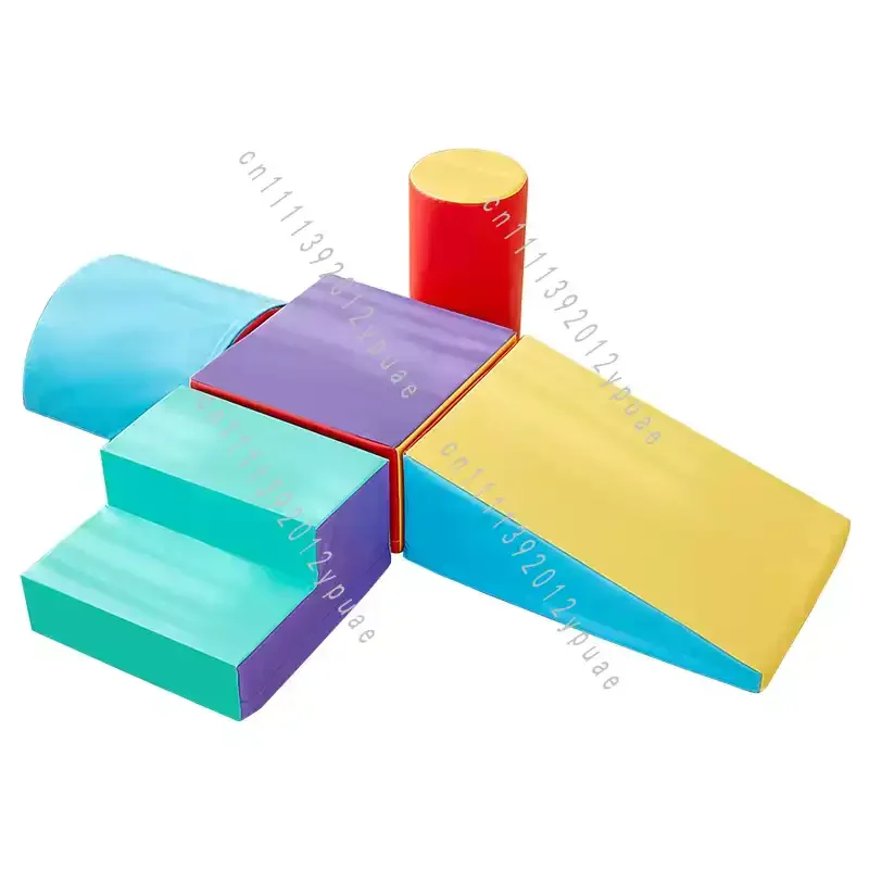 Soft Climbing & Sliding Assembly, Sensory Training Structure, Crawling Ladder Unit for Training Center Space
