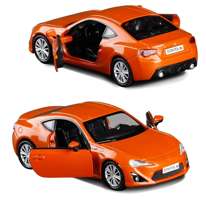 1:36 TOYOTA GT86 w skali aluminiowy Model samochodu metalowe prezenty odlewne zabawki kolekcja dla dzieci zabawki ozdoby Display F45