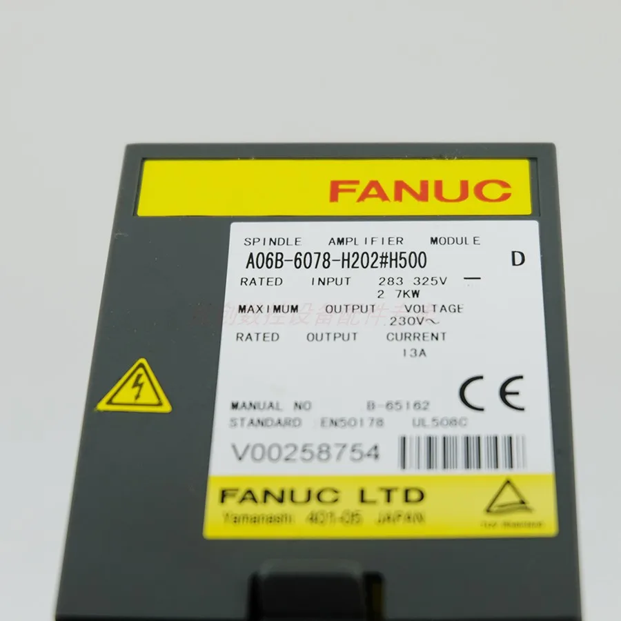 

A06B-6078-H202 Fanuc System Servo Amplifier Module A06B 6078 H202