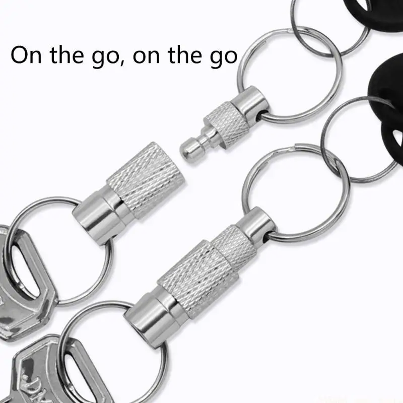 

A2BE Detachable Chain Outdoor Tool Pull Apart Quick Release Keyrings Removable