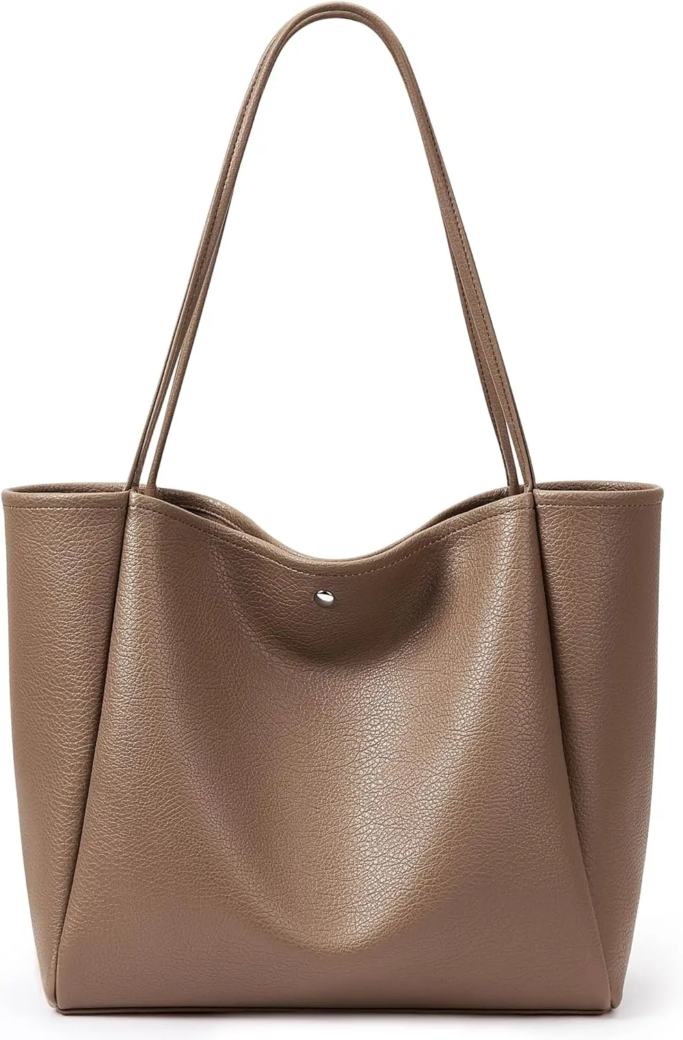 

Сумка-тоут 16 л из веганской замши, большая повседневная сумка через плечо для работы, дорожная сумка-хобо для женщин