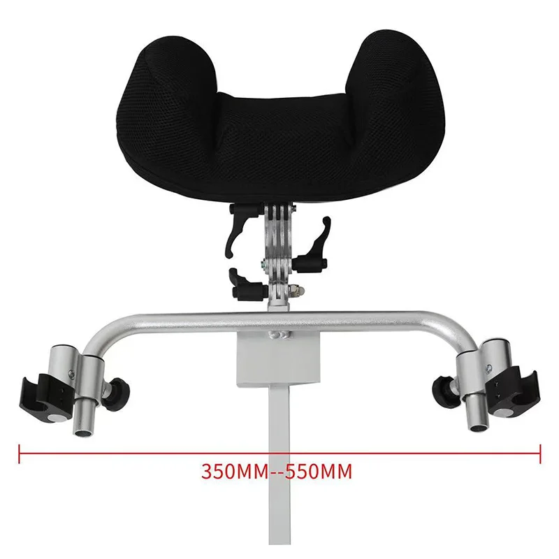 High-end electric wheelchair headrest, electric wheelchair bolster, aluminum alloy material, part can be adjusted and upgraded