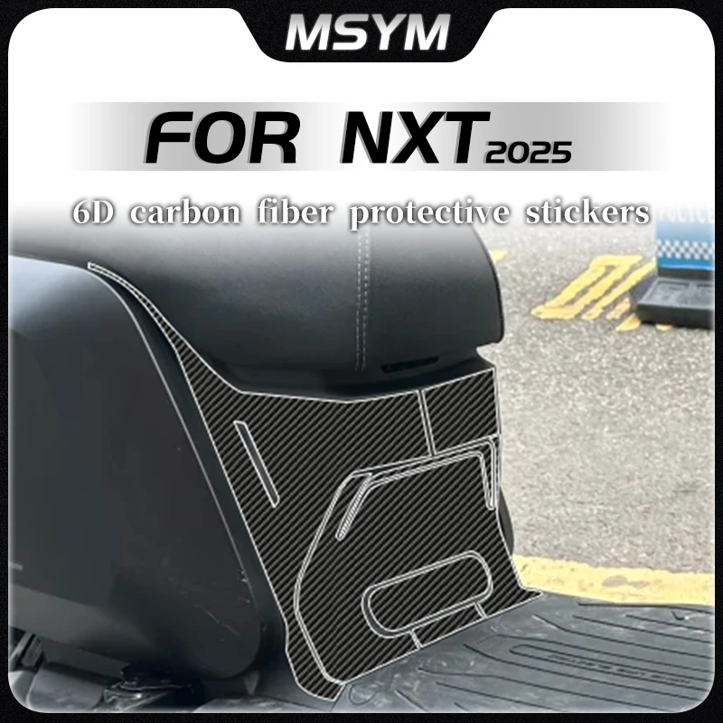 

FOR NIU NXT nxt 2025 6D Carbon fiber sticker holder bucket waterproof foot pedal modification film accessories