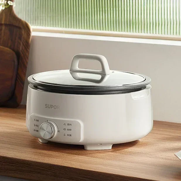 

Electric Chafing Dish Electric Caldron Household Multi-Functional Dormitory Heat Pan Split Electric Food Warmer