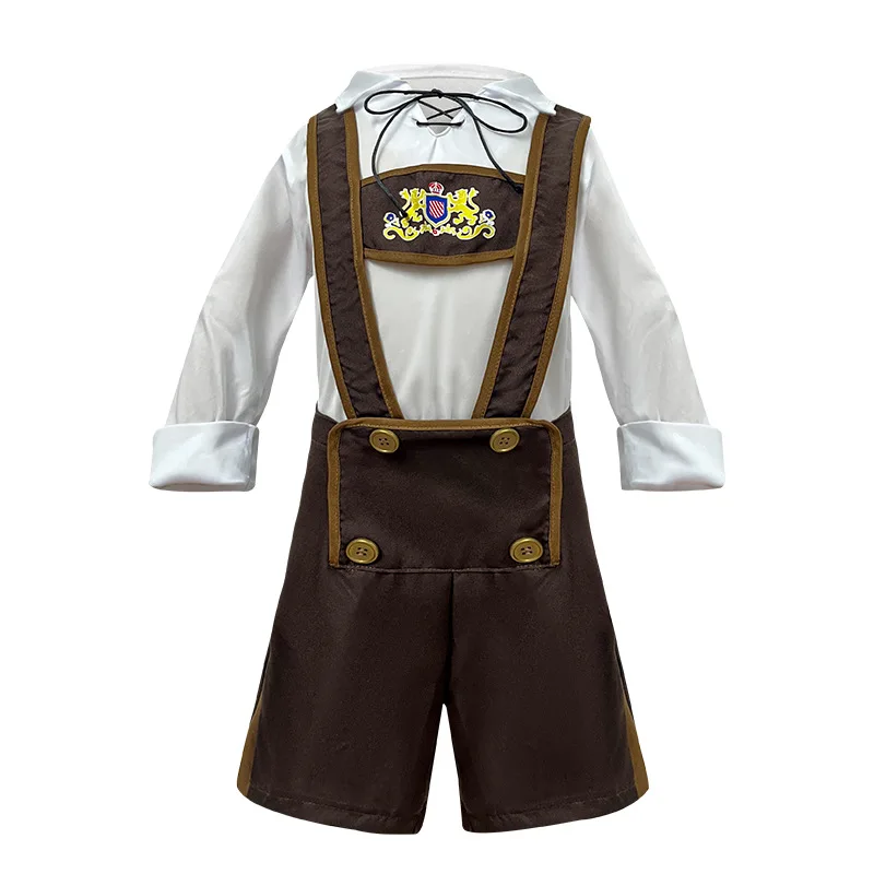 Children's German Beer Robe Children's Performance Robe Men's Culture Festival Art Performance Robe Traditional Clothing