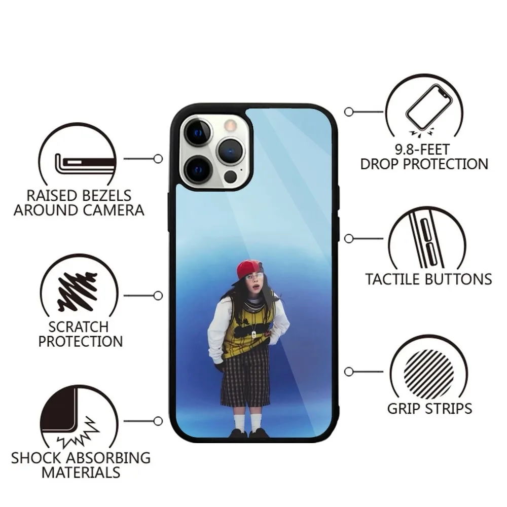 Hit Me Hard and Soft B- BillieS Phone Case For iPhone 15,14,13,12,11,Plus,Pro,Max Mini Magsafe Magnetic Wireless Charging