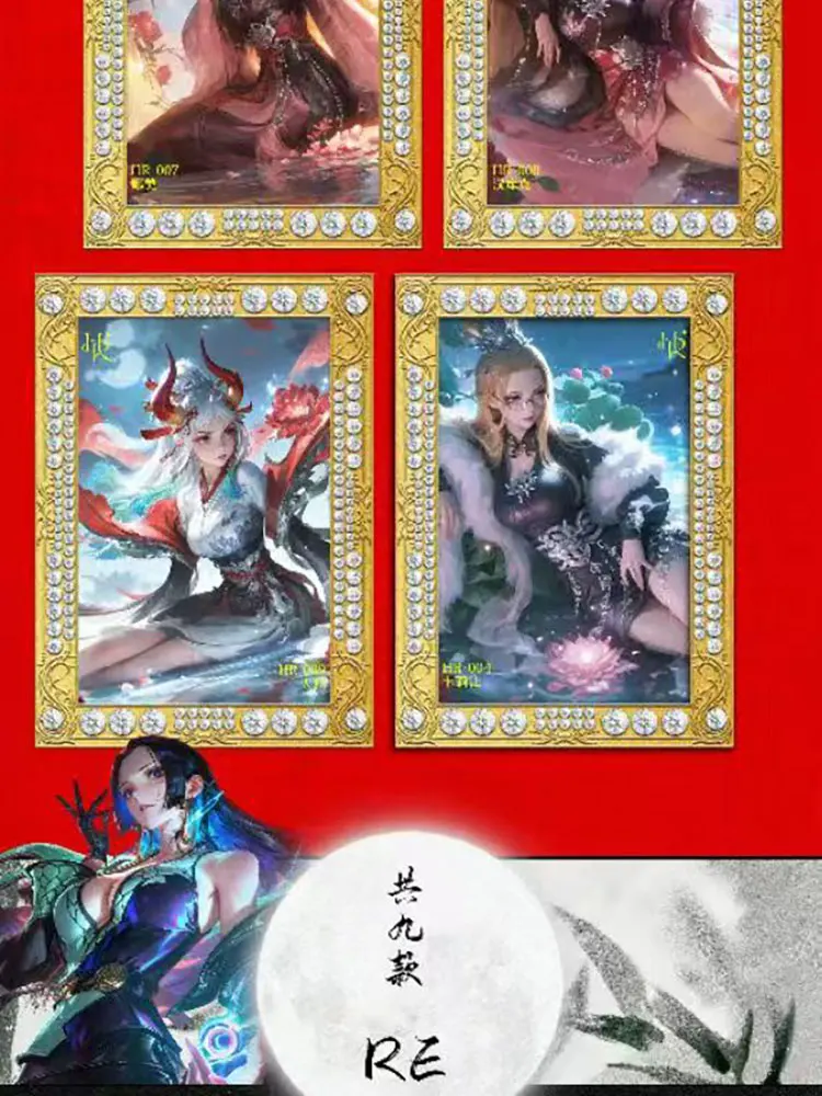 Wholesale 2026 Newest QiDian ChaoWan WuJi One Piece Metal Diamond Cards Nami Boa Character Children's Toys Birthday Gifts