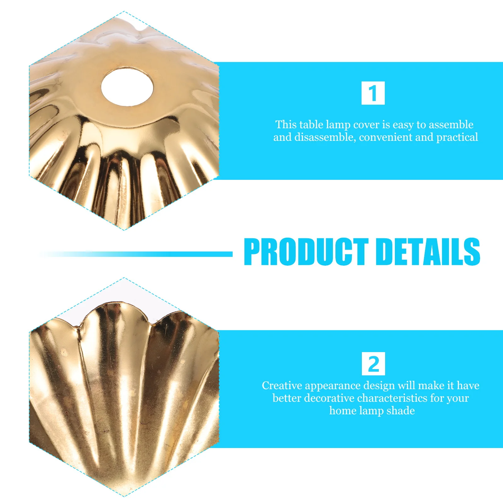 

6 шт., крышка в форме цветка, сменная прокладка для стола, железный абажур для настольной лампы, чехол для домашнего освещения, светодиодная крышка пластины лампы
