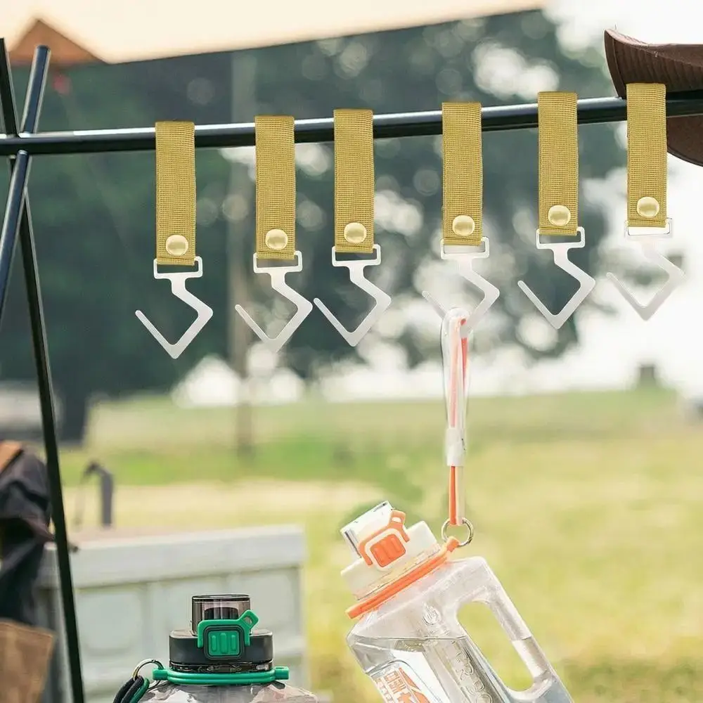 خطافات متينة متعددة الوظائف على شكل حرف S ، خطاف تخييم مريح ، منظم تروس ، رف تخزين محمول ، مقالي خطافات أرفف ، قابلة للفصل