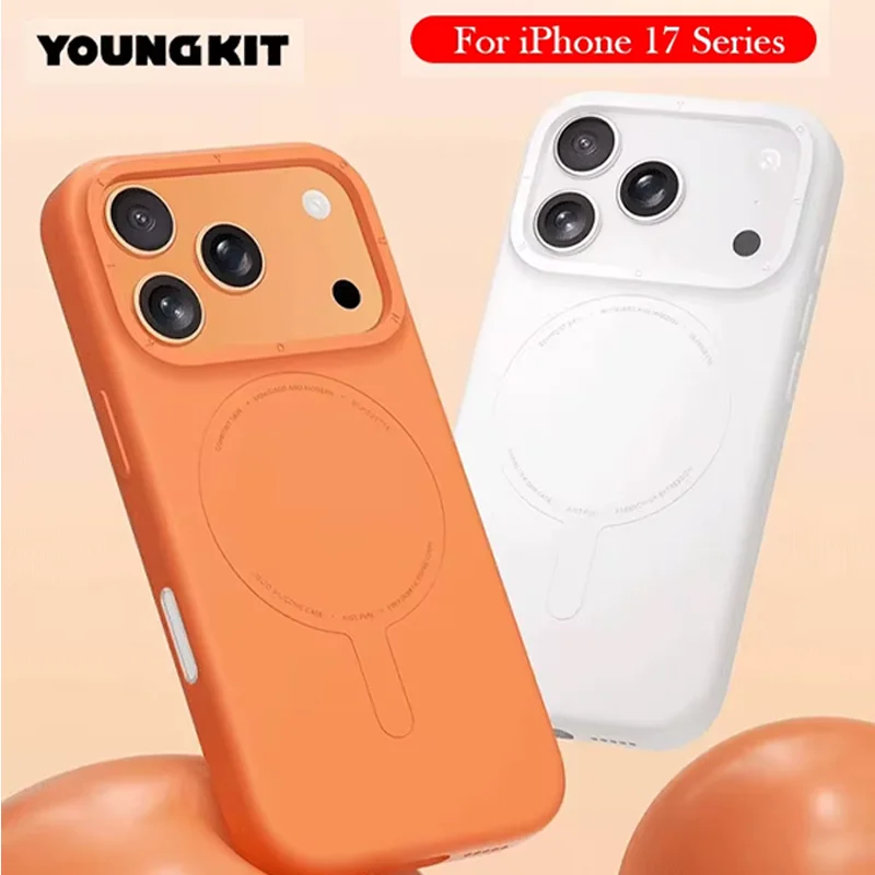 

YOUNGKIT Case For iPhone 17 Pro Max Wireless Charging Back Cover Case for iPhone 17 PRO