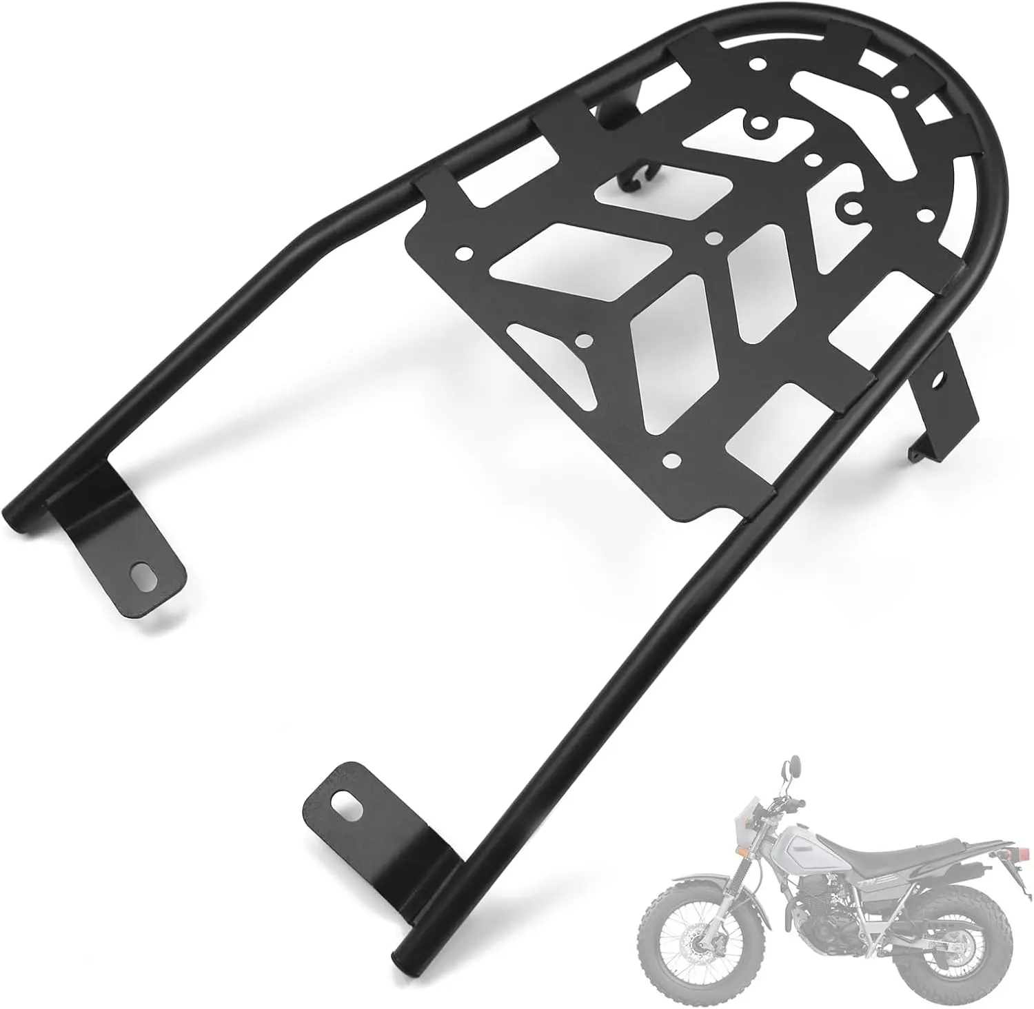 TW200 Rear Rack (1987-Present) Motorcycle Rear Luggage Rack for Yamaha TW 200 1987-2024 Accessories Rear Rack Carrier