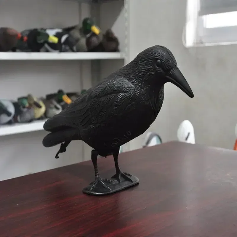 Decoracion Jardin ExteriorSimulation Black Crow Raven Bird Repellent Pest Control Pigeon Repellent Garden Decoration Outdoor