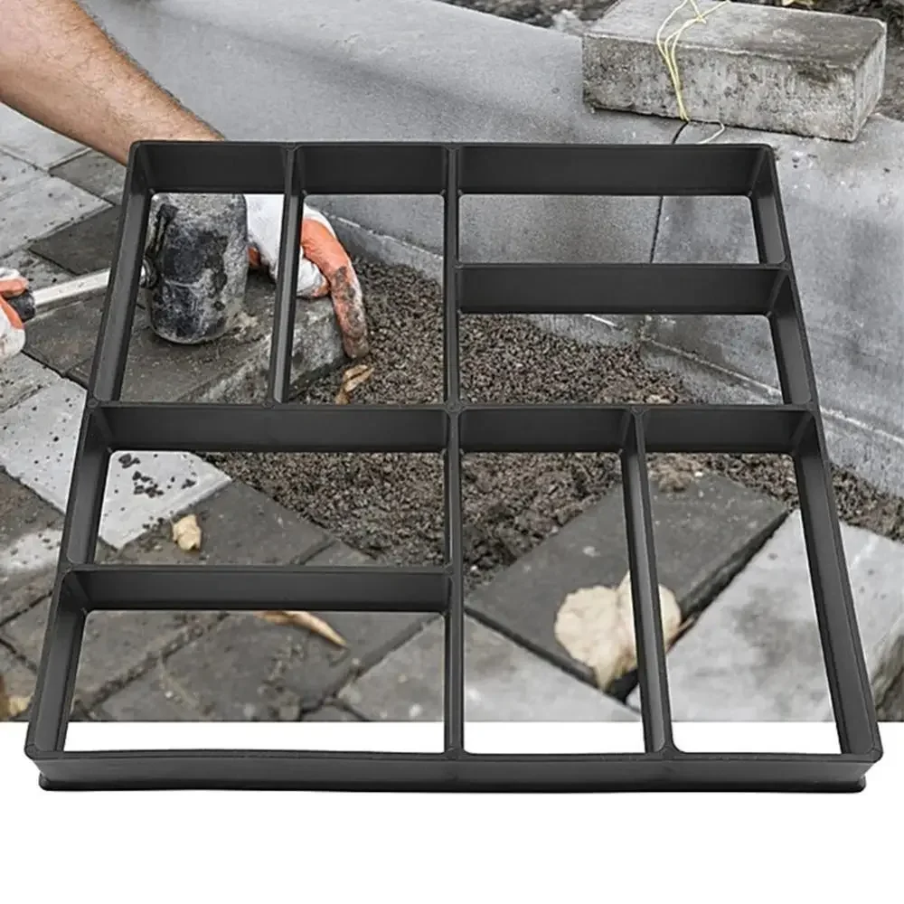 

Pavement Plastic Path Maker Paver Molds Diy Irregular Stone Brick Concrete Mold Brick Garden Path Paving Paver Cement