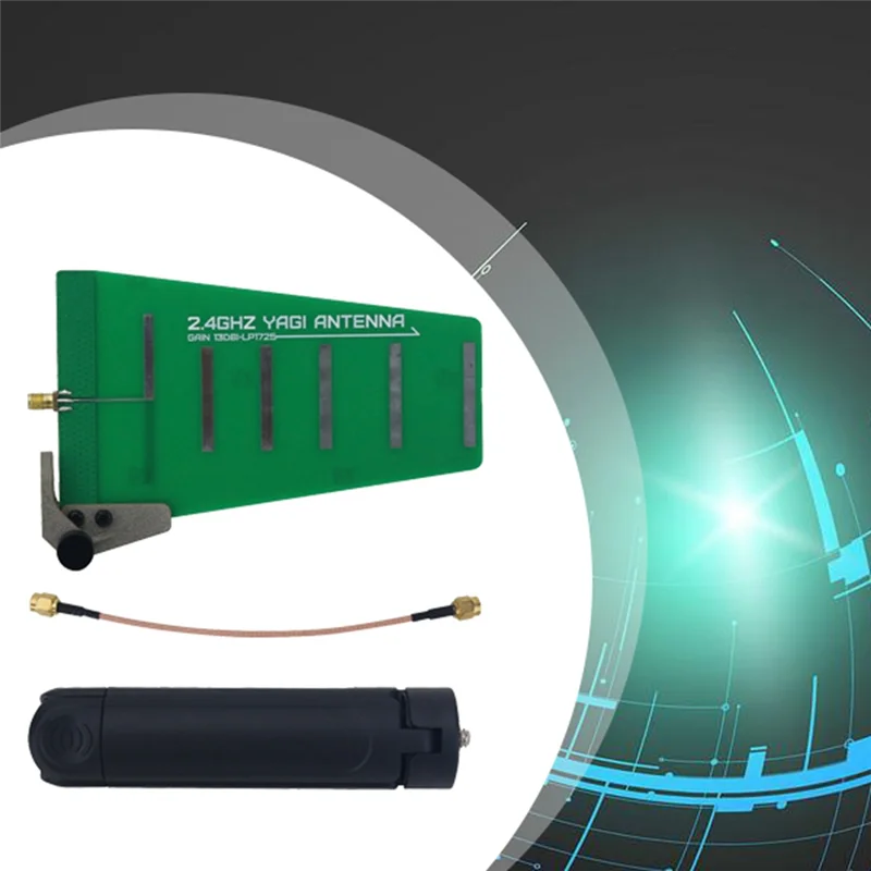 

ABGI-Network Bridge 2.4G 13Dbi Yagi Directional Antenna HG1725 With Handle For Wifi Base Station Bluetooth Drone
